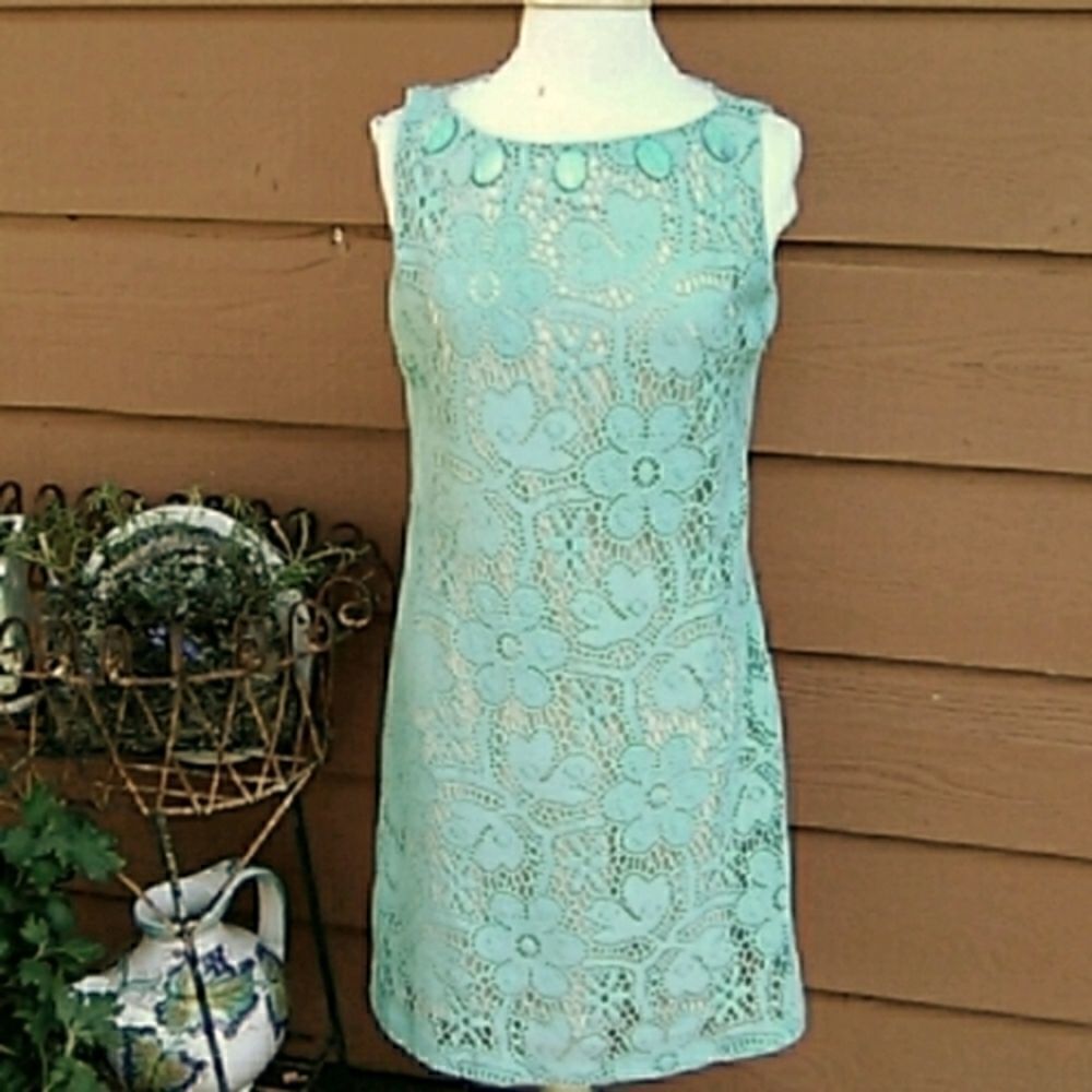Anne Klein Lace Sheath Dress Soft Girl